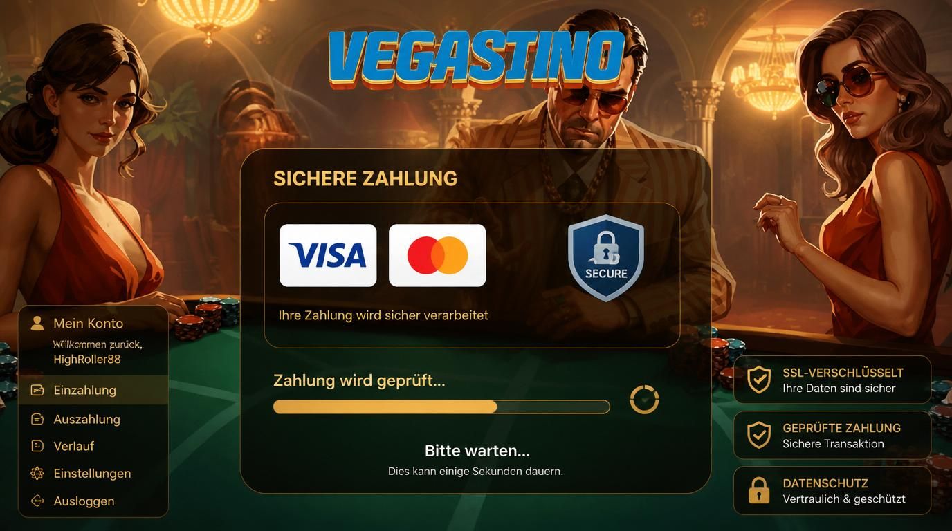 Kreditkarten-Einzahlung mit Sicherheitstechnologien